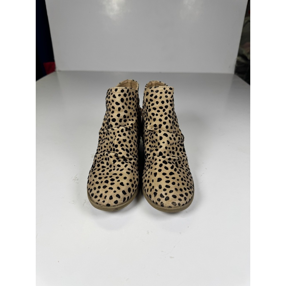 Blowfish Malibu Girls 2 Bootie Sand Pixie‎ Leopard Print Round Toe Ankle Boot
